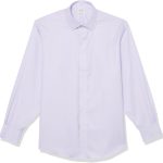 Brooks Brothers Mens Non-Iron Stretch Twill Solid Ainsley Spread Collar Dress Shirt brooks school