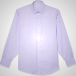 Brooks Brothers Mens Non-Iron Stretch Twill Solid Ainsley Spread Collar Dress Shirt