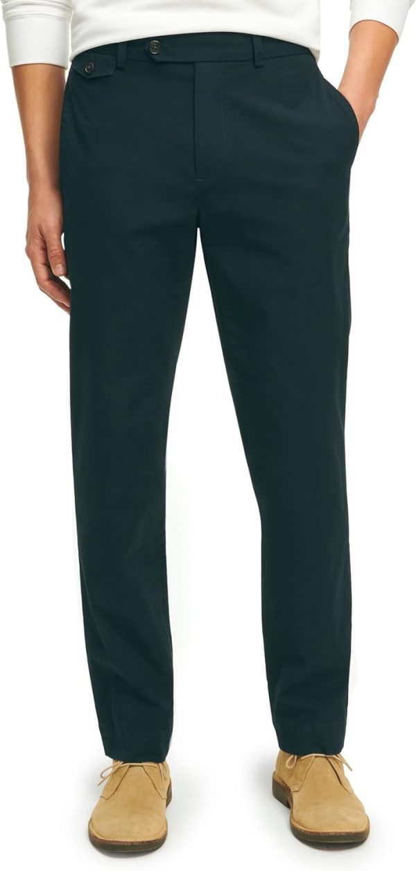 Brooks Brothers Mens Cotton Poplin Slim Fit Stretch Chino Pants brooks glycerin