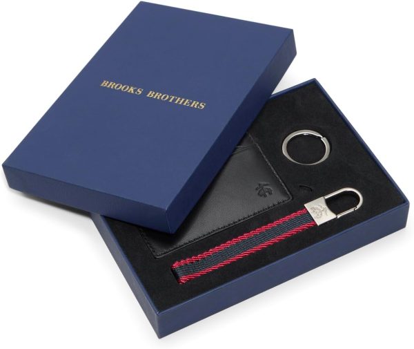 Brooks Brothers Men's Cardholder KC Wallet-3