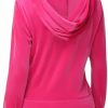 Juicy Couture Women's Bling Velour Hoodie-3