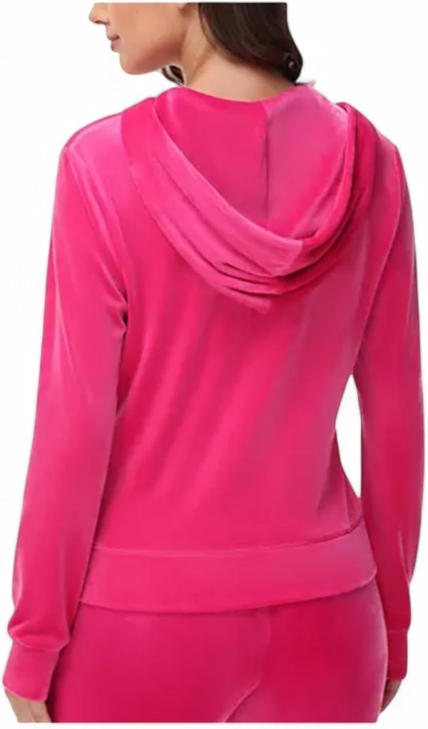 Juicy Couture Women's Bling Velour Hoodie-3