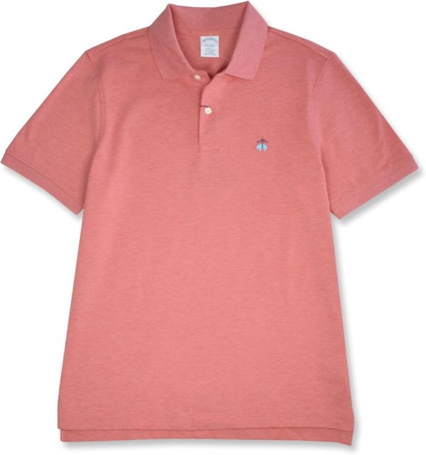 Brooks Brothers Mens Short Sleeve Cotton Pique Stretch Logo Polo Shirt shorten url