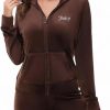 Juicy Couture Women's Bling Velour Hoodie-1