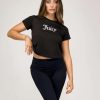 Juicy Couture Women's Cap Sleeve Crop Top Shirts – Athletic Workout, Gym, Yoga & Everyday Activewear (Plus)-3