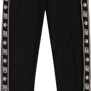 Juicy Couture Girls Leggings, Full Length Pull-on Stretch Pants with Logo Design & Elastic Waistband-0