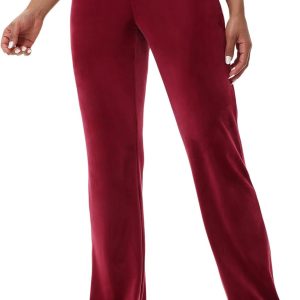 Juicy Couture Womens Rib Waist Velour Pants with Drawcord juicy made