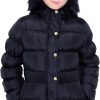 Juicy Couture Girls Coat, Faux Fur Hooded Winter Jacket, Warm Padded Parka Hoodie, Kids Heavyweight Winter Coat costco near me