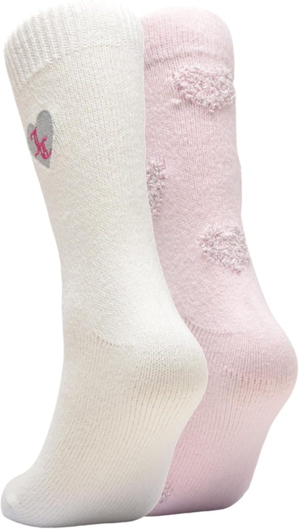 2 PACK JUICY COUTOURE TEXTURE LOGO SS RIB BOOT SOCK SOCKS juicy couture bag