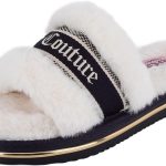 Juicy Couture Women's Faux Fur Slide Sandal Slippers, Open Toe, Comfortable Indoor Outdoor House Shoes sephora