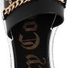 Juicy Couture Women's Slide Sandals - Glitter Bling Open Toe Sparkle Flats - Dressy Summer Casual Footwear-4