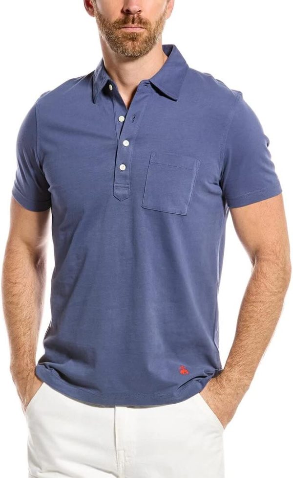 Brooks Brothers Men's Washed Cotton Jersey Polo brooks brothers