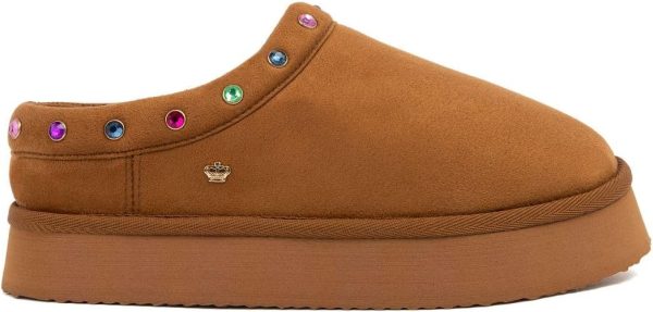 Juicy Couture Women's Cozy Slipper Mule – Plush Indoor Outdoor House Shoe with Memory Foam and Faux Fur Lining-1