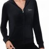 Juicy Couture Women's Bling Velour Hoodie-1