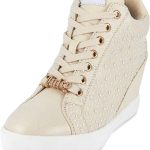 Juicy Couture Women's Platform Wedge Sneakers High-Top Shoes-Journey steam