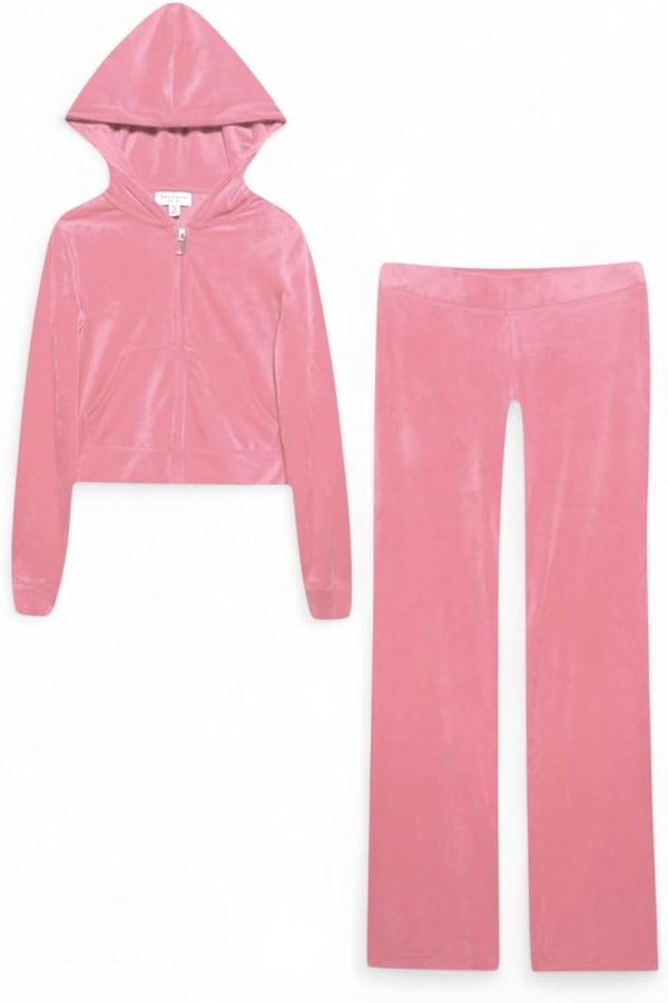 Juicy Couture Women's Bling Velour Tracksuit shein