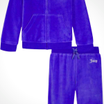 Juicy Couture Girls 2-Piece Velour Pant Set in Multiple Sizes and Colors