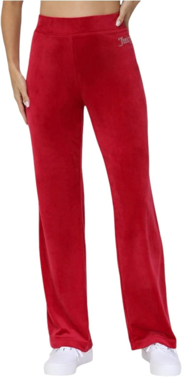 Juicy Couture Women's Bling Velour Track Pants juicy seafood