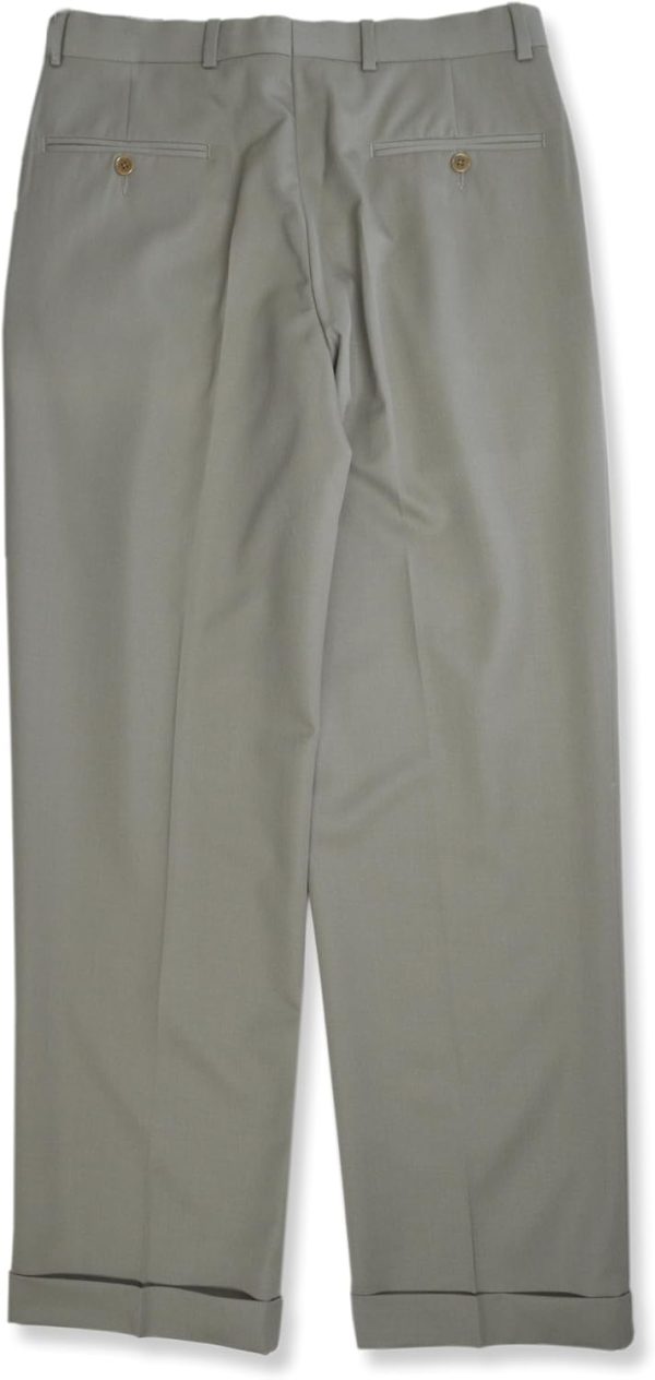 Brooks Brothers Mens Madison Traditional Fit Pleated Front Cuffed Wool Pants, madison wi