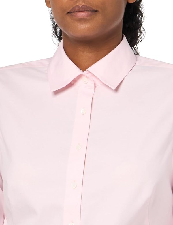 Brooks Brothers Womens Fitted Long Sleeve Non-Iron Stretch Blouse brothers pizza