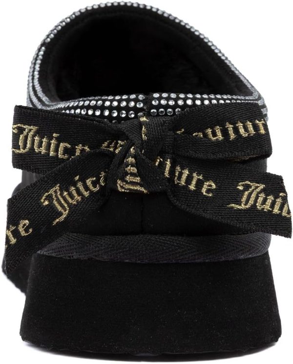 Juicy Couture Women's Cozy Slipper Mule – Plush Indoor Outdoor House Shoe with Memory Foam and Faux Fur Lining-2