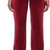 Juicy Couture Womens Rib Waist Velour Pants with Drawcord-1