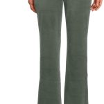 Juicy Couture Womens Rib Waist Velour Pants with Drawcord-0