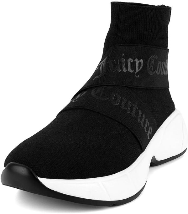 Juicy Couture Women's Slip-On High Sock Sneakers – Stylish, Lightweight, and Breathable Athletic & Casual Shoes juicy seafood and bar