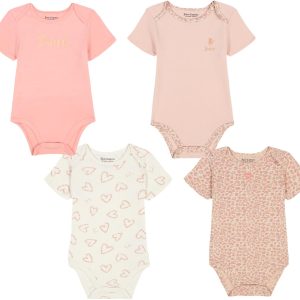 Juicy Couture baby-girls 4 Pack Bodysuits baby girls names and meaning