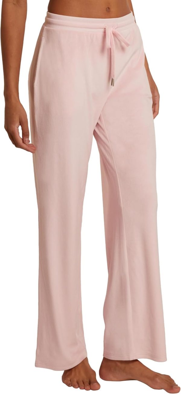 Juicy Couture Women's Velvet Fleece Lounge Pajama Pant with Rhinestones juicy made