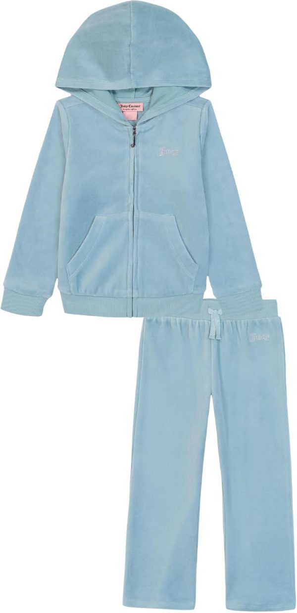 Juicy Couture baby-girls 2 Pc Velour Pant Set juicy beauty