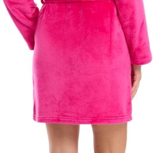 Juicy Couture Women's Super Soft Luxe Plush Shawl Collar Robe-0