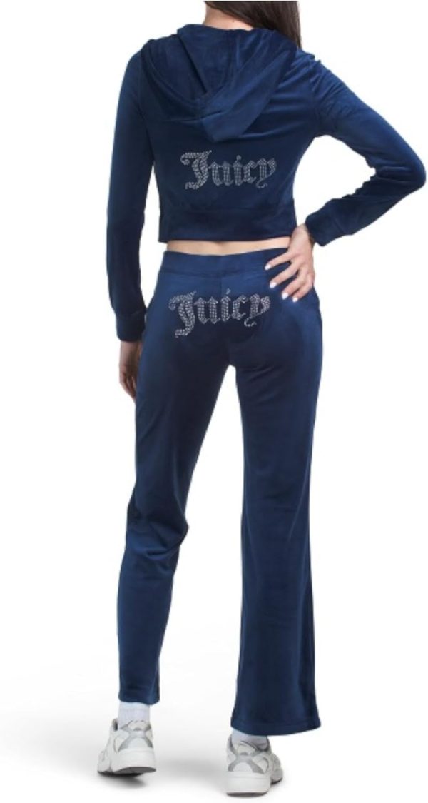 Juicy Couture Women's Bling Velour Tracksuit-1