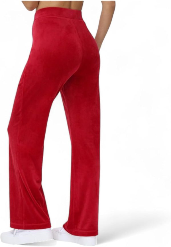 Juicy Couture Women's Bling Velour Track Pants-2