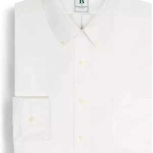 Brooks Brothers B Men’s Regular Fit Non-Iron Solid Pinpoint Dress Shirt brooks shoes