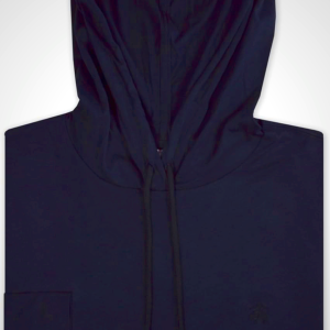 Brooks Brothers Mens Original Fit All Cotton L/S Hooded Shirt,
