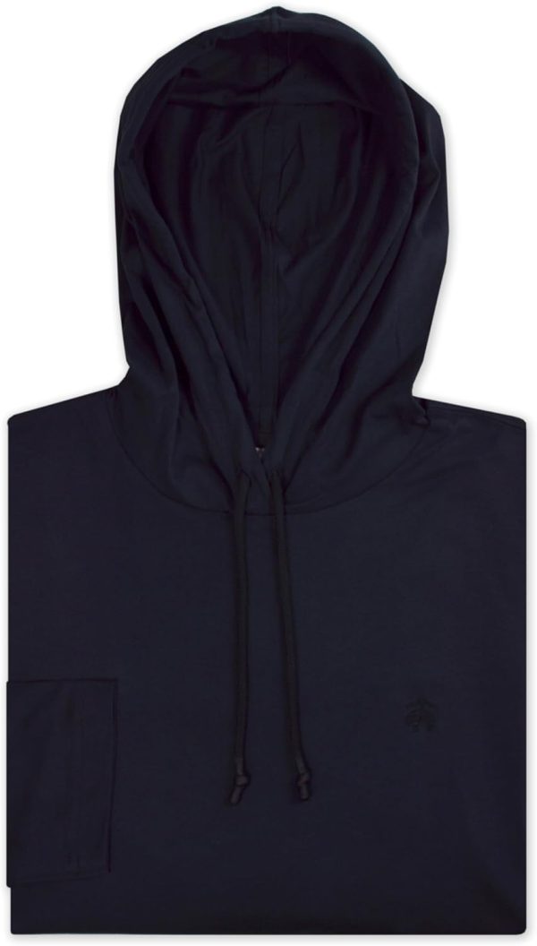 Brooks Brothers Mens Original Fit All Cotton L/S Hooded Shirt, brothers in blood the lions of sabi sand