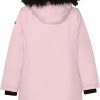 Juicy Couture Girls Coat, Faux Fur Hooded Winter Jacket, Warm Padded Parka Hoodie, Kids Heavyweight Winter Coat-2