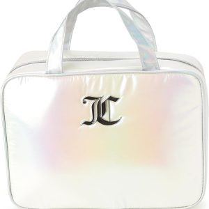 Juicy Couture Iridescent Makeup Bag Cosmetics Organizer Travel Essentials Weekender Iridescent-0