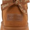 Juicy Couture Women Slip On Winter Boots Warm Microsuede Insulated Fashion Ankle Booties Outdoor Snow Boot-Olden onenote
