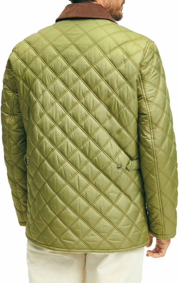 Brooks Brothers mens Diamond Quilted Walking Coat-2