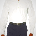 Brooks Brothers Mens Non-Iron Stretch Pinpoint Solid Ainsley Spread Collar Dress Shirt