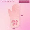 Paris Hilton Oven Mitt Set with Iconic That's HOT Design, Heat Resistant Pot Holders Featuring Non-Slip Textured Silicone Grips, 2-Piece Set, Pink-4
