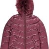 Juicy Couture Girls Coat, Faux Fur Hooded Winter Jacket, Warm Padded Parka Hoodie, Kids Heavyweight Winter Coat couture mini clutch