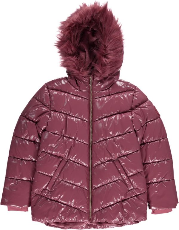 Juicy Couture Girls Coat, Faux Fur Hooded Winter Jacket, Warm Padded Parka Hoodie, Kids Heavyweight Winter Coat couture mini clutch