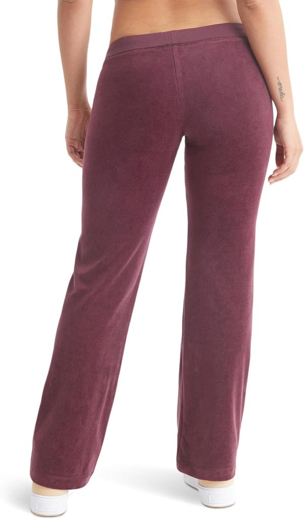 Malibu Small Bling Cotton Velour Track Pants-1