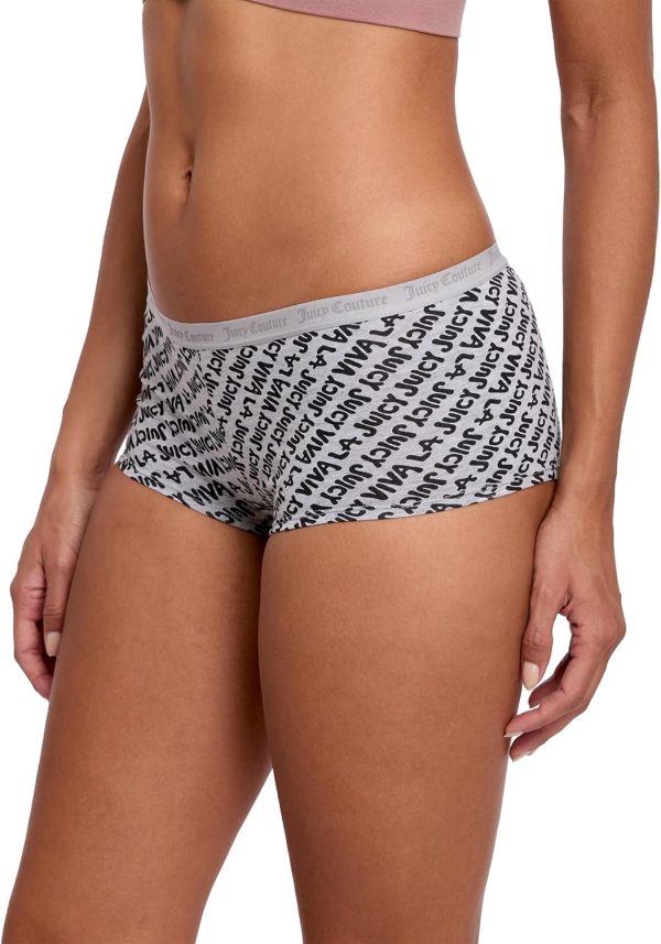 Juicy Couture Women's 5 Pack Cotton Underwear Set-3