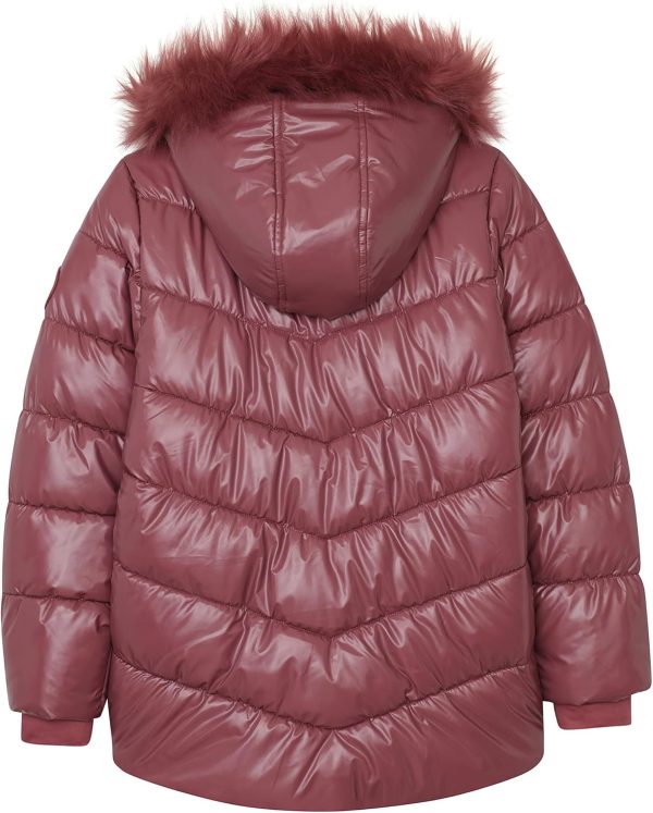 Juicy Couture Girls Coat, Faux Fur Hooded Winter Jacket, Warm Padded Parka Hoodie, Kids Heavyweight Winter Coat girls who invest