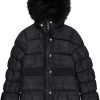 Juicy Couture Girls Coat, Faux Fur Hooded Winter Jacket, Warm Padded Parka Hoodie, Kids Heavyweight Winter Coat juicy couture bag
