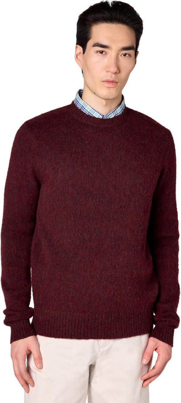 Brooks Brothers Mens Brushed Wool Crew Neck Sweater brooks glycerin